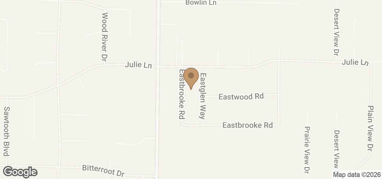 Map showing Blue Lakes Chiropractic at 1122 Eastland Dr N # 2
