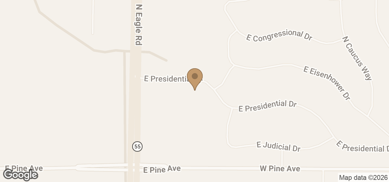 Map showing Premier Mortgage Resources at 3363 E Presidential Dr #200