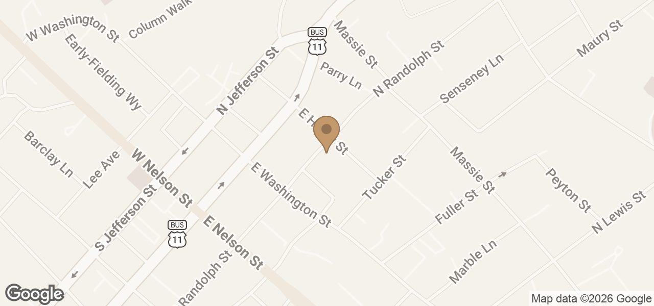 Map showing Welsh Construction, Inc. at 15 N Randolph St